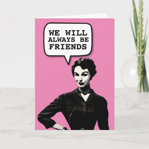 RETRO FUNNY BIRT1950S WOMAN BIRTHDAY CARD