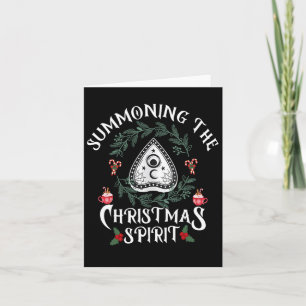 Retro Funny Dancing Summoning The Holiday Spirits Card