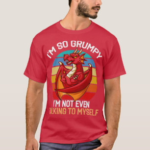 Retro Funny Dragon Flying Mythical Creature Im So T-Shirt