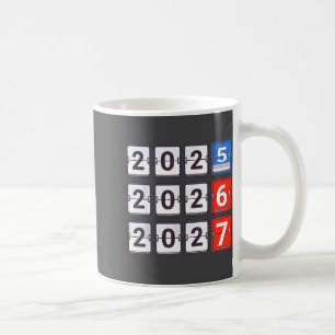 Retro Funny Happy New Year 2026 2027 67 Meme Six S Coffee Mug