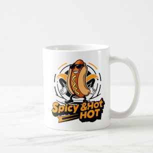 Retro Funny Hot Dog Coffee Mug