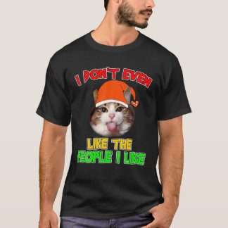 Retro Funny I Don't Even Like The People I Like Sa T-Shirt