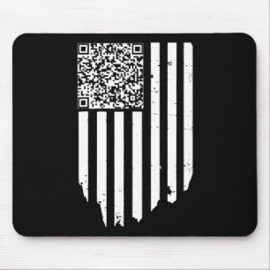 Retro Funny Qr Trump Dancing Dance Code Mouse Mat