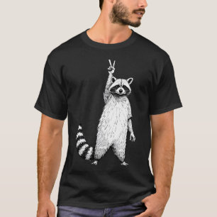 Retro Funny racoon T-Shirt