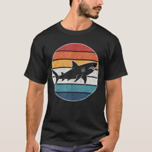 Retro Funny Shark Scuba Diving Diver For Men Women T-Shirt