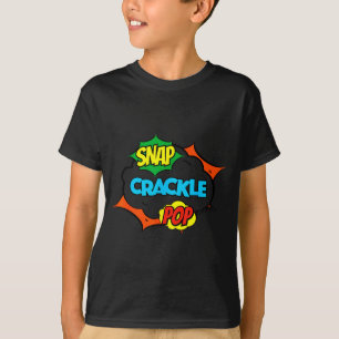 Retro Funny Snap Crackle P Quote Relax Meme Game T-Shirt