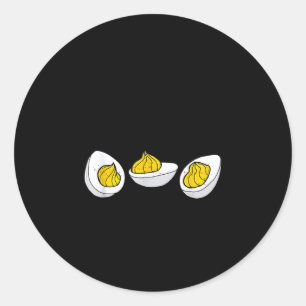 Retro Funny Thanksgiving Dinner Bad Day To Be A De Classic Round Sticker