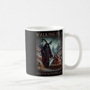 Retro Funny Walking In A Winter Wonderland Merry C Coffee Mug