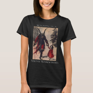 Retro Funny Walking In A Winter Wonderland Merry C T-Shirt