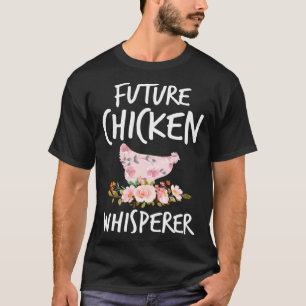 Retro Future Chicken Farmer Whisperer For Kids 1 T-Shirt