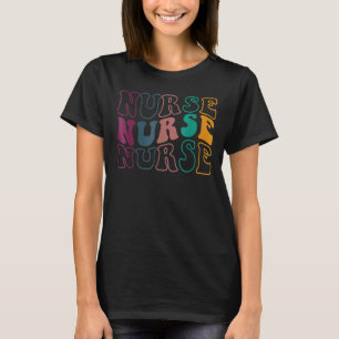 Retro Future Nurse Life For Registered Nurse Nurse T-Shirt
