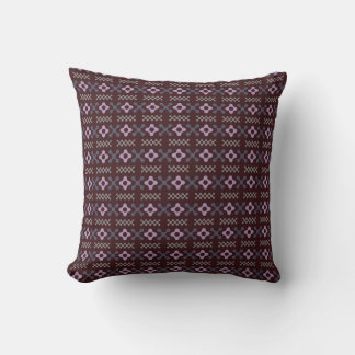 Retro Futuristic Metaball Pattern Throw Pillow