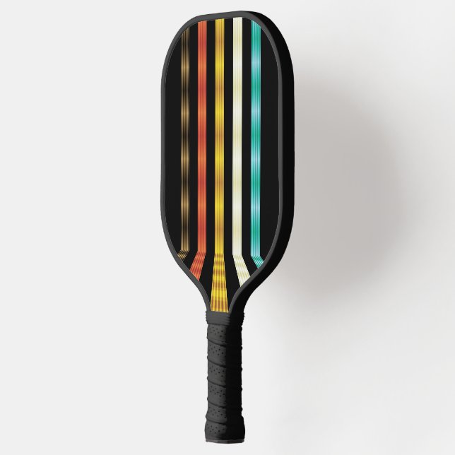 Retro Futuristic Personalised  Pickleball Paddle (Left)