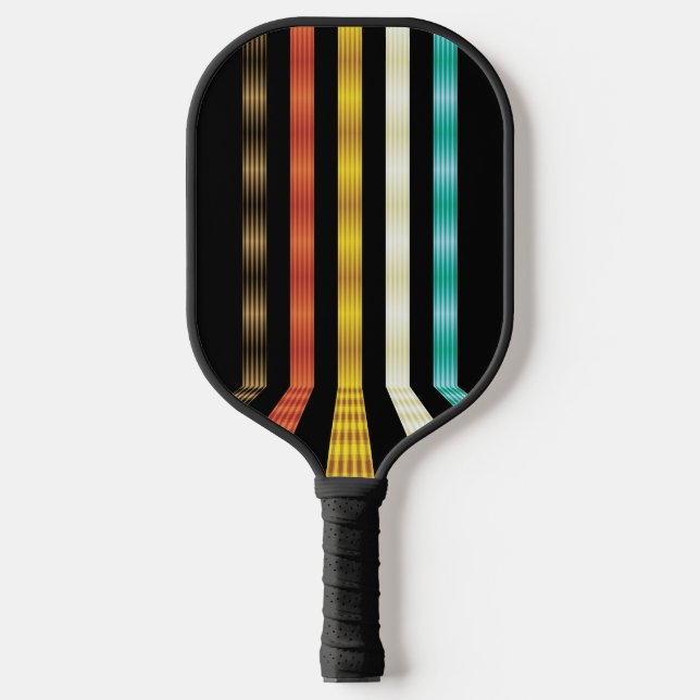 Retro Futuristic Personalised  Pickleball Paddle (Front)