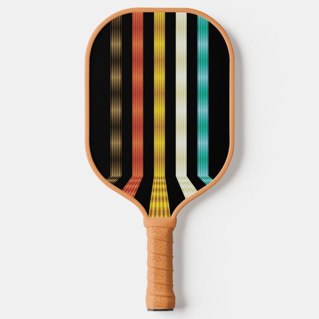 Retro Futuristic Personalised  Pickleball Paddle (Front)