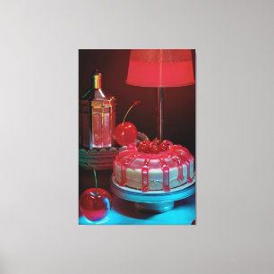 Retro futuristic Stretched Canvas Print