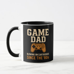 Retro Game Dad '80s Cartridge Vibes Mug