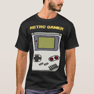Retro Gamer 1980s 1990s Handheld Gaming System Men T-Shirt