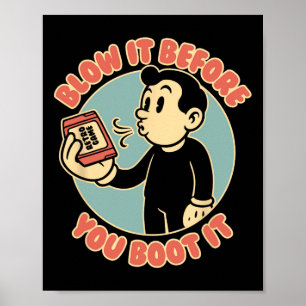 Retro Gamer 80s 90s Vintage Nostalgia Dad Poster