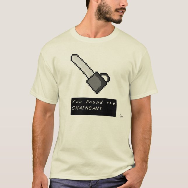 Retro Gamer Chainsaw Shirt (Front)
