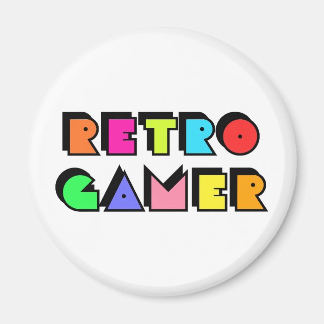 Retro Gamer Magnet (Front)