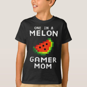 Retro Gamer Mum Gift - Funny Watermelon One In A M T-Shirt