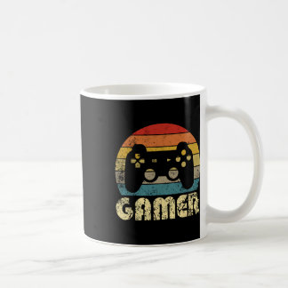 Retro Gamer Video Game Player Boys Teens Men Coffee Mug