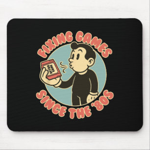 Retro Gamer Vintage Controller Gaming Men Women Ki Mouse Mat