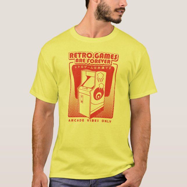 Retro Games Are Forever T-Shirt (Front)