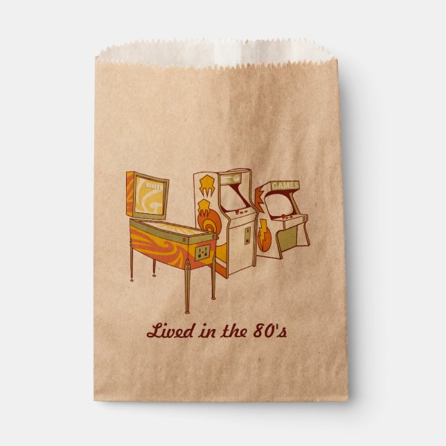 Retro Games Favour Bags (Front)