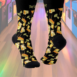 Retro Games Pattern Socks