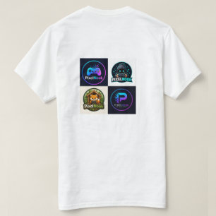 Retro Gaming Badges Graphic T-Shirt   Tech Icon Te