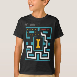 Retro Gaming Console Video Game Dog 80s Arcade T-Shirt