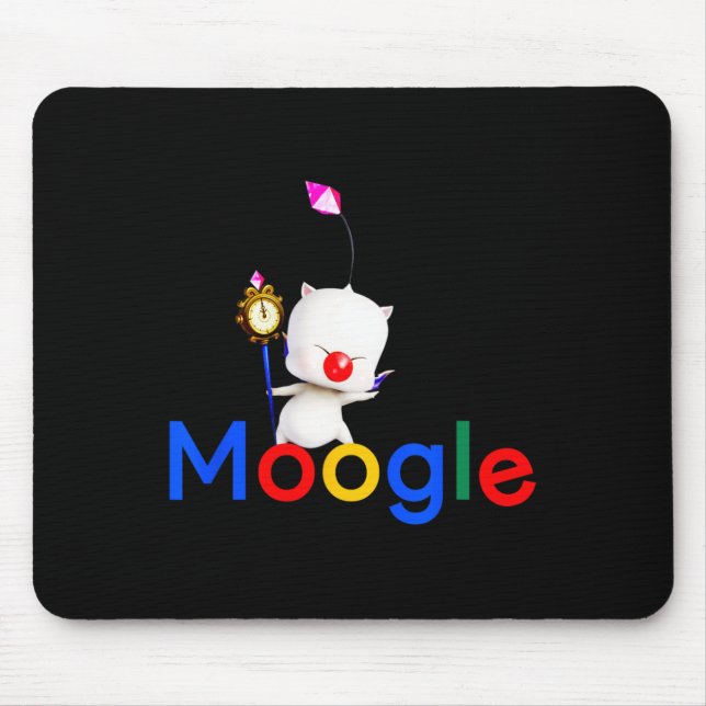 Retro Gaming Kawaii Video Game Moogle Kupo Gamer 1 Mouse Mat (Front)