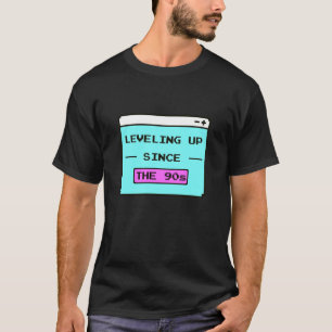 Retro Gaming - Levelling up since the 90s Gamer T-Shirt