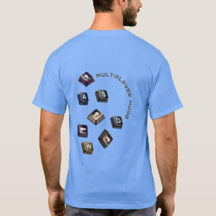 Retro Gaming Multiplayer: Eight Keys Nostalgia T-S T-Shirt