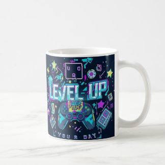 Retro Gaming Pixel Art Design" Coffee Mug