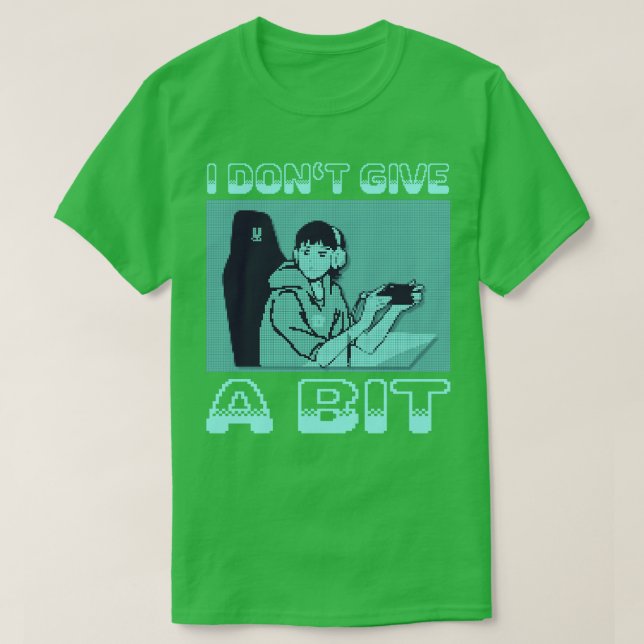 Retro Gaming Pixel Look T-Shirt (Design Front)