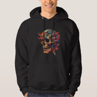 Retro Gaming Skull Hoodie