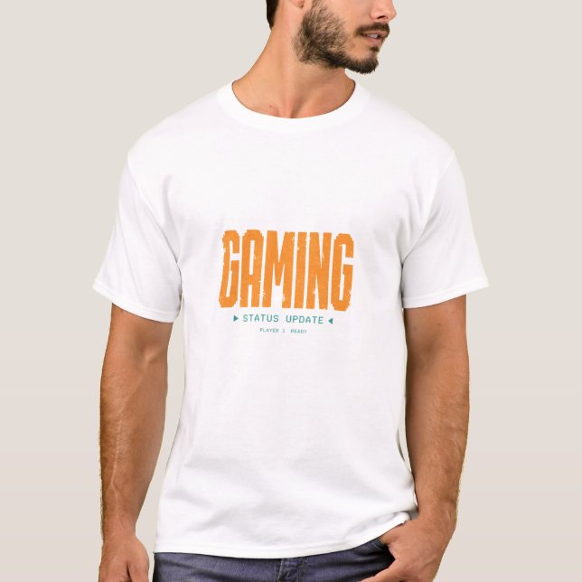 Retro Gaming status update T-Shirt (Front)