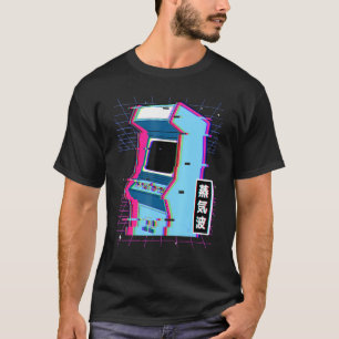 Retro Gaming Vaporwave Aesthetic Retrowave Gamer J T-Shirt
