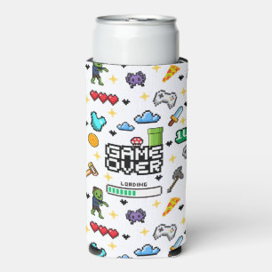 Retro Gaming Video Can Drink Cooler Sleeve