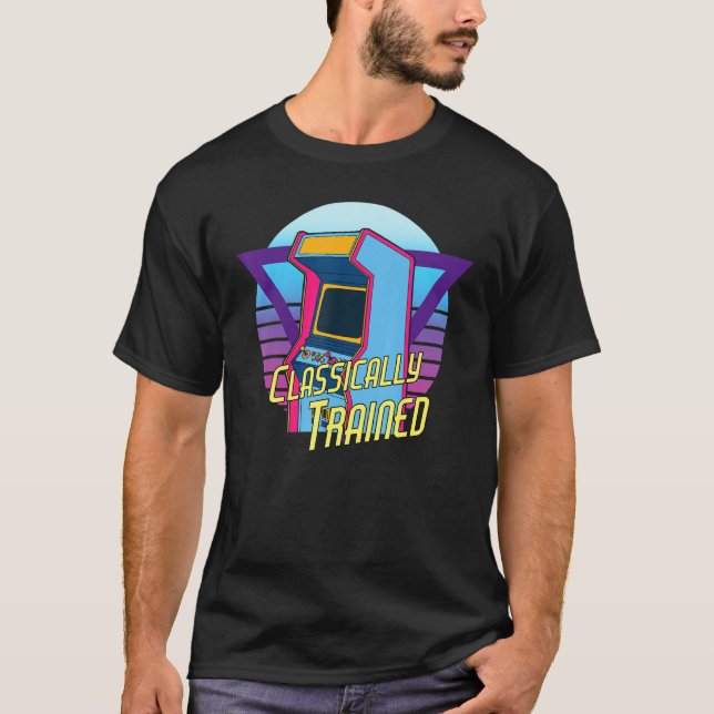 Retro Gaming Video Game Quotes Player Classically  T-Shirt (Front)