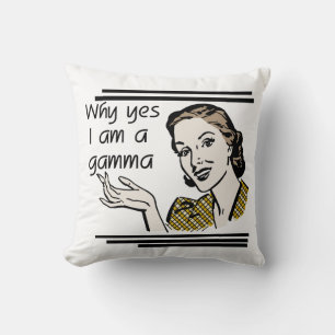 Retro Gamma Gifts Cushion