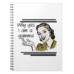 Retro Gamma Gifts Notebook