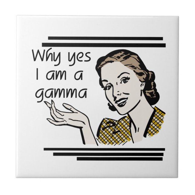Retro Gamma Gifts Tile (Front)