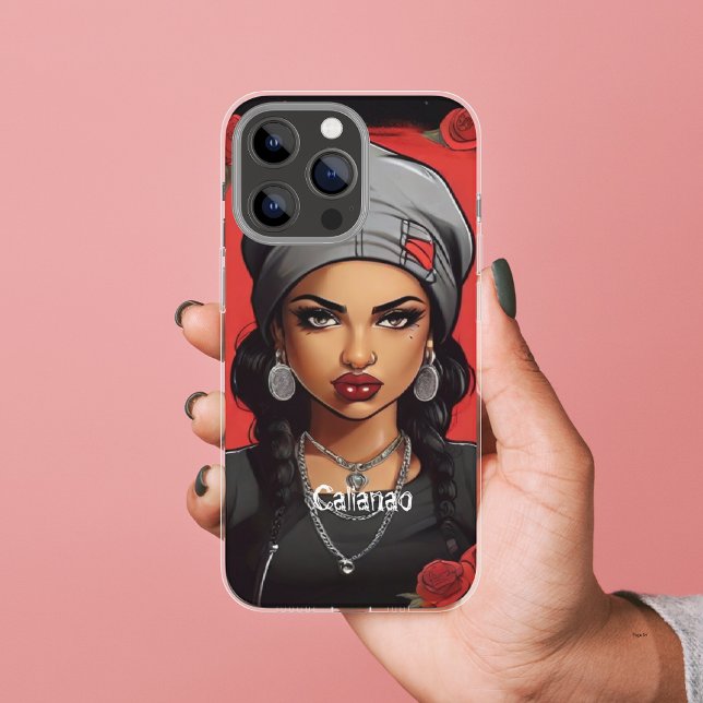 Retro Gangster Girl Personalised Street Style Boh Case-Mate iPhone Case (Creator Uploaded)