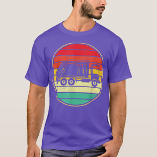 Retro Garbage Truck Cool  T-Shirt