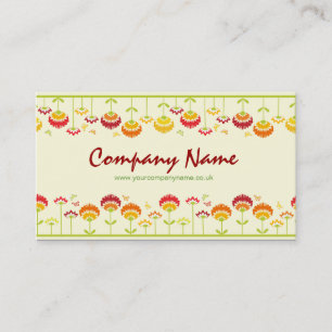 Retro garden Business Card