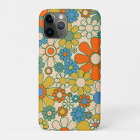 Retro Garden Floral 60s 70s Pattern